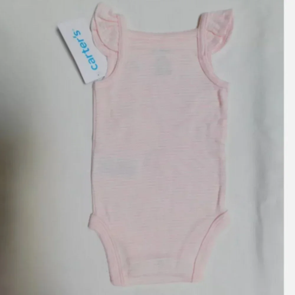 Carter's Baby Girls 2-pc. Shorts, Body Suit Set Pink Whale Newborn NWT